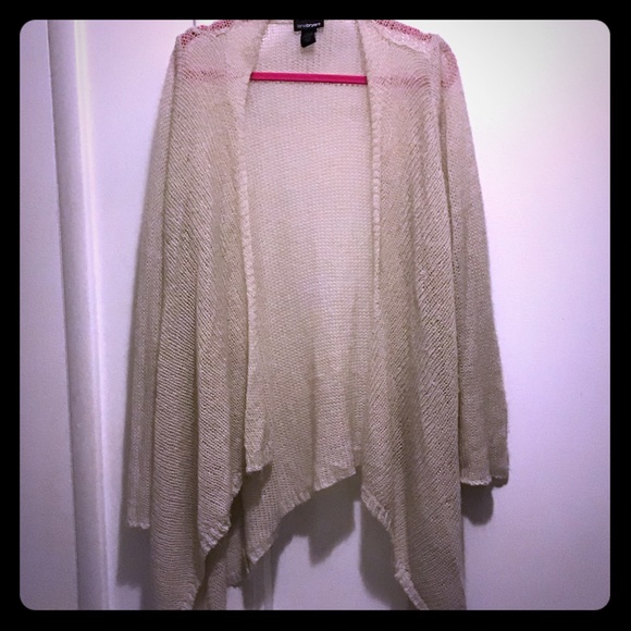 Lane Bryant Sweaters - Lane Bryant Cream Colored Shaw